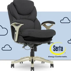Serta Ergonomic Chairs<Works Ergonomic Fabric Swivel Executive Chair with Back in Motion Technology, (44186E)
