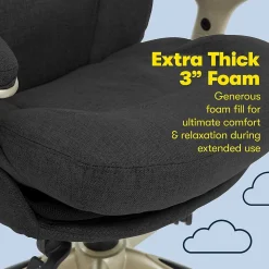 Serta Ergonomic Chairs<Works Ergonomic Fabric Swivel Executive Chair with Back in Motion Technology, (44186E)
