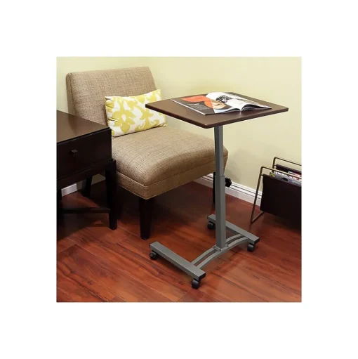 Seville Classics Standing Desks<33"H Adjustable Standing Workstation, Walnut (WEB162)