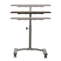 Seville Classics Standing Desks<33"H Adjustable Standing Workstation, Walnut (WEB162)