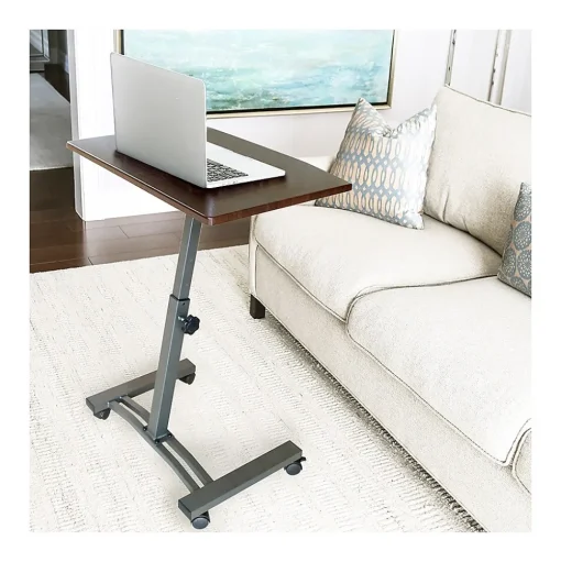 Seville Classics Standing Desks<33"H Adjustable Standing Workstation, Walnut (WEB162)