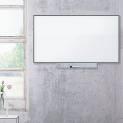Quartet Dry Erase<Silhouette™ Total Erase® Dry-Erase Whiteboard, Silver Aluminum Frame, 39"x22' (C3922)
