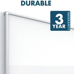 Quartet Dry Erase<Silhouette™ Total Erase® Dry-Erase Whiteboard, Silver Aluminum Frame, 39"x22' (C3922)