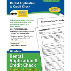 Socrates Business Forms<Carbonless Rental / Credit Applications, 8.5'' x 11'', 4 Sets/Book (LF213P)