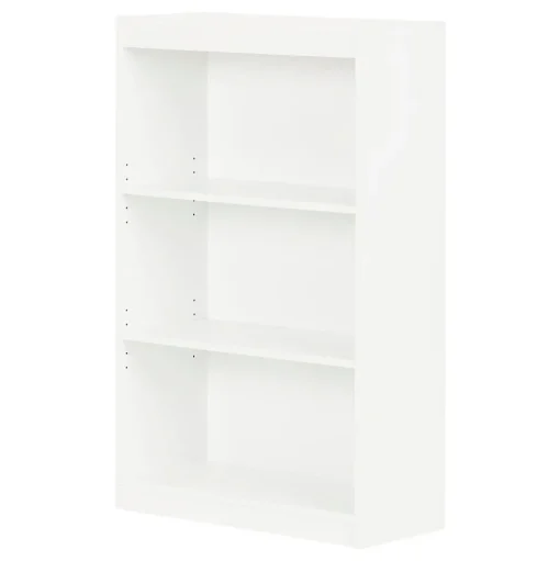 South Shore Bookcases<Axess 3-Shelf Bookcase, Pure White (7250766C)