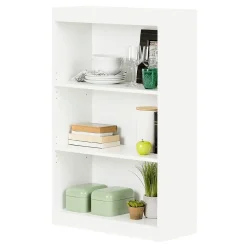 South Shore Bookcases<Axess 3-Shelf Bookcase, Pure White (7250766C)