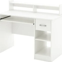 South Shore Computer Desks<Axess 41"W Office Desk with Keyboard Tray and Drawer, (7250076C)