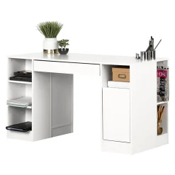 South Shore Office Desks<™ Crea 30" Craft Table, Pure White (7550727)