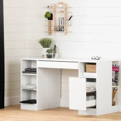 South Shore Office Desks<™ Crea 30" Craft Table, Pure White (7550727)