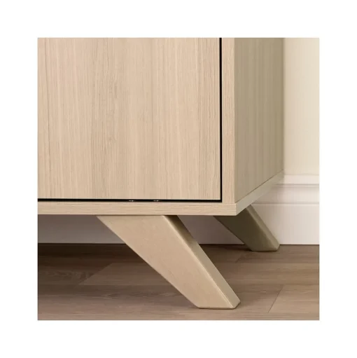 South Shore Storage Cabinets<Helsy 26.75" 2-Drawer Storage Credenza with 4 Shelves, Soft Elm (13301)