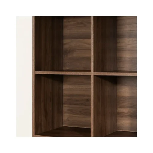 South Shore Bookcases<Helsy 65.25" 6-Shelf Bookcase with Adjustable Shelf, Natural Walnut Laminated Particleboard (13868)