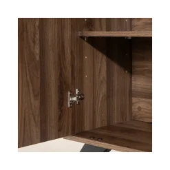 South Shore Bookcases<Helsy 65.25" 6-Shelf Bookcase with Adjustable Shelf, Natural Walnut Laminated Particleboard (13868)