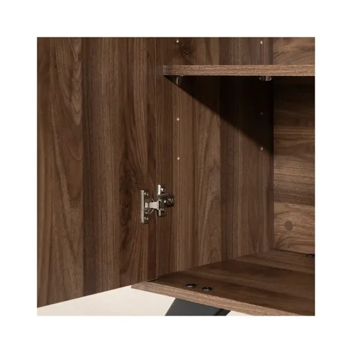 South Shore Bookcases<Helsy 65.25" 6-Shelf Bookcase with Adjustable Shelf, Natural Walnut Laminated Particleboard (13868)