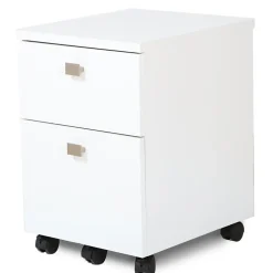 South Shore File Cabinets<Interface 2-Drawer Mobile Vertical File Cabinet, Pure White (7350691)
