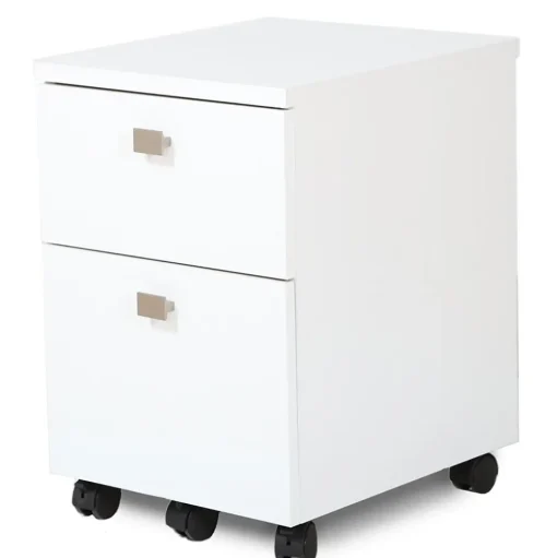 South Shore File Cabinets<Interface 2-Drawer Mobile Vertical File Cabinet, Pure White (7350691)