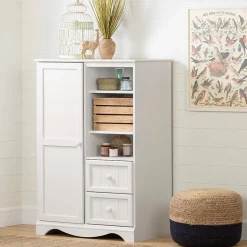 South Shore Storage Cabinets<Savannah Armoire, (3580038)