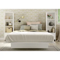 South Shore Bookcases<Step One Narrow 3-Shelf Bookcase with Door, (10249)