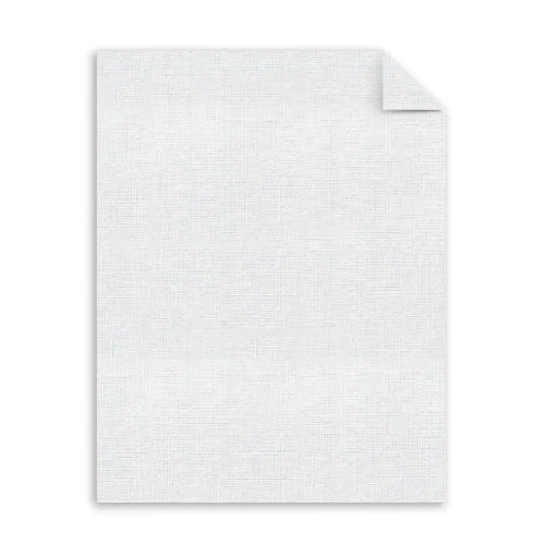 Southworth Resume Paper<25% Cotton Business Paper, 8.5" x 11", 24 lb. Linen Finish, White, 100 Sheets/Pack (P554CK)
