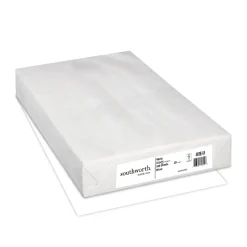 Southworth Resume Paper<8.5" x 14" Business Paper, 20 lbs., White with Wove Finish, 500 Sheets/Ream (403E)