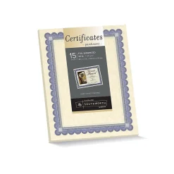 Southworth Awards & Certificates<Certificates, 8.5" x 11", Ivory, 15/Pack (CT1R)