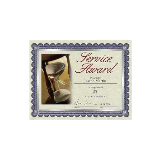 Southworth Awards & Certificates<Certificates, 8.5" x 11", Ivory, 15/Pack (CT1R)
