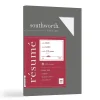 Southworth Multipurpose Paper<Linen Resume 100% Recycled 8.5" x 11" Multipurpose Paper, 32 Lbs., 100 Brightness (RD18BCFLN)