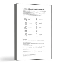 Southworth Multipurpose Paper<Linen Resume 100% Recycled 8.5" x 11" Multipurpose Paper, 32 Lbs., 100 Brightness (RD18BCFLN)
