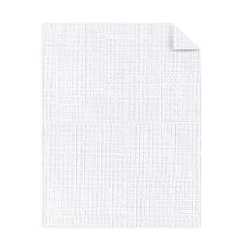 Southworth Multipurpose Paper<Linen Resume 100% Recycled 8.5" x 11" Multipurpose Paper, 32 Lbs., 100 Brightness (RD18BCFLN)