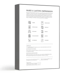 Southworth Multipurpose Paper<Parchment Specialty Multipurpose Paper, 32 lbs., 8.5" x 11", Ivory, 250/Box (J988C)