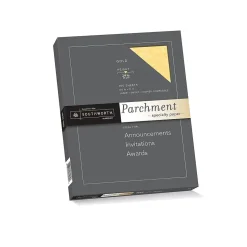 Southworth Multipurpose Paper<Parchment Specialty 8.5" x 11" Multipurpose Paper, 24 lbs., Gold, 100/Box (P994CK)