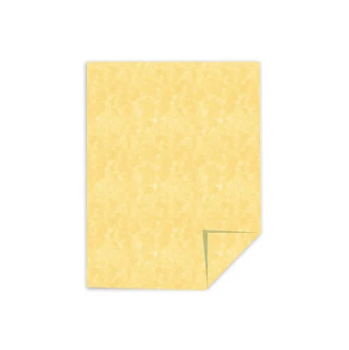 Southworth Multipurpose Paper<Parchment Specialty 8.5" x 11" Multipurpose Paper, 24 lbs., Gold, 100/Box (P994CK)