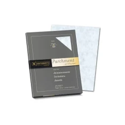 Southworth Multipurpose Paper<Parchments 8.5" x 11" Multipurpose Paper, 24 Lbs., 100 Brightness, Blue, 100/Box (P964CK)