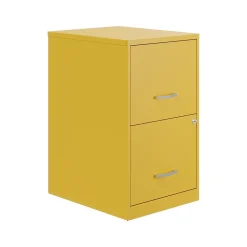 Space Solutions File Cabinets<SOHO Smart File 2-Drawer Vertical File Cabinet, Letter Size, Lockable, Goldfinch (25272)