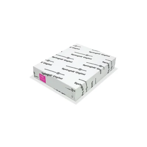 Springhill Card Stock<Digital Vellum Bristol 67 lb. Cover Paper, 8.5" x 11", White, Pack (016000)