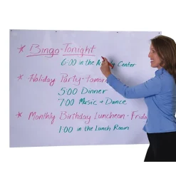 S&S Dry Erase<® Jumbo Laminated Board With Grommets