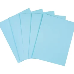 Staples Card Stock<67 lb. Cardstock Paper, 8.5" x 11", Blue, 250 Sheets/Pack (82992)
