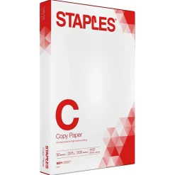 Staples Copy Paper<11" x 17" Copy Paper, 20 lbs., 92 Brightness, 500 Sheets/Ream (190450)