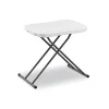 Staples Folding Tables<® 25.5" x 17.8" Heavy Duty Folding Table, White (79143)