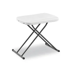 Staples Folding Tables<® 25.5" x 17.8" Heavy Duty Folding Table, White (79143)