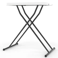 Staples Folding Tables<® 25.5" x 17.8" Heavy Duty Folding Table, White (79143)