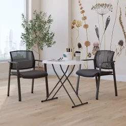 Staples Folding Tables<® 25.5" x 17.8" Heavy Duty Folding Table, White (79143)