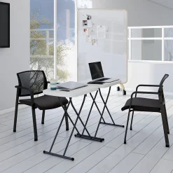 Staples Folding Tables<® 25.5" x 17.8" Heavy Duty Folding Table, White (79143)