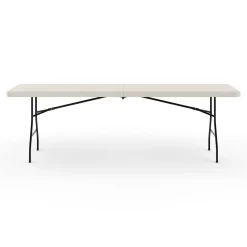 Staples Folding Tables<8' x 30" Heavy Duty Plastic Folding Table, White (79233/54273)