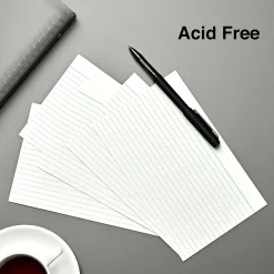 Staples Index Cards<5" x 8" Index Cards, Lined, White, 500/Pack (TR51006)