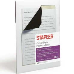 Staples Security & Carbon<® 8.25" x 11.25" Medical Carbon Paper, Black, 100 Sheets/Ream, /Box (ST34694)