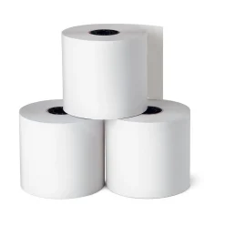 Staples Pos Paper<Bond Paper Roll, 2 1/4" x 130', 3/Pack (28401/15155)
