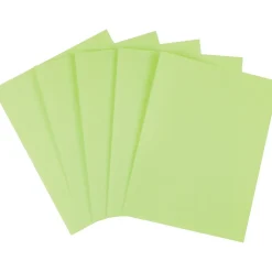 Staples Multipurpose Paper<Brights Multipurpose Colored Paper, 20 lbs., 8.5" x 11", Green, 500/Ream (25206)