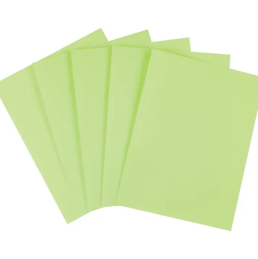 Staples Multipurpose Paper<Brights Multipurpose Colored Paper, 20 lbs., 8.5" x 11", Green, 500/Ream (25206)