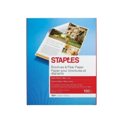 Staples Multipurpose Paper<Brochure & Flyer 8.5" x 11" Multipurpose Paper, 150/Ream (12488)