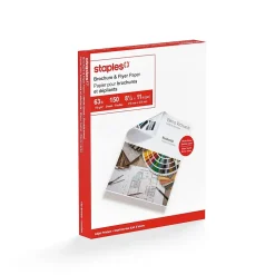 Staples Multipurpose Paper<Brochure & Flyer 8.5" x 11" Multipurpose Paper, 150/Ream (12486)